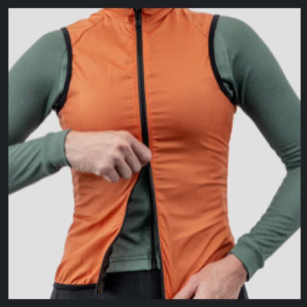 Ornot Womens House Wind Vest - Coastal Orange